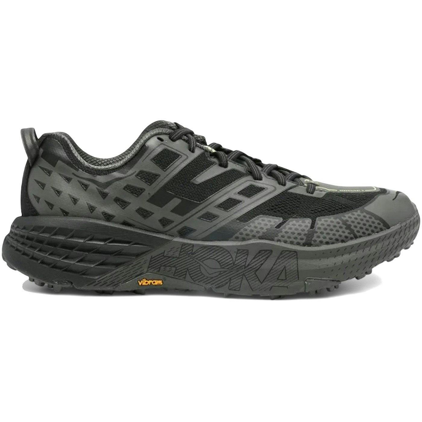 Hoka One One Speedgoat 2 Black Asphalt Grey