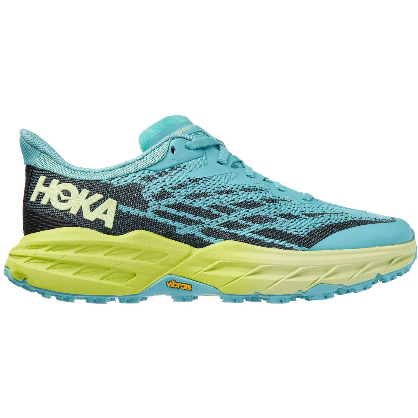 Hoka One One Speedgoat 5 Coastal Shade Green Glow (Womens)