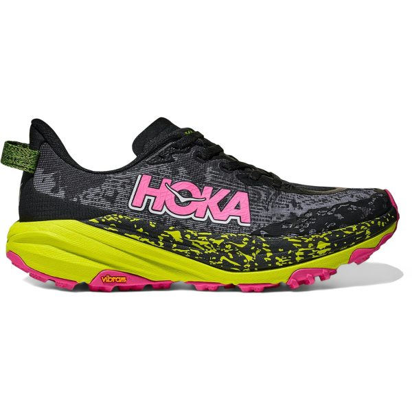 Hoka One One Speedgoat 6 Black Neon Citrus (Womens)