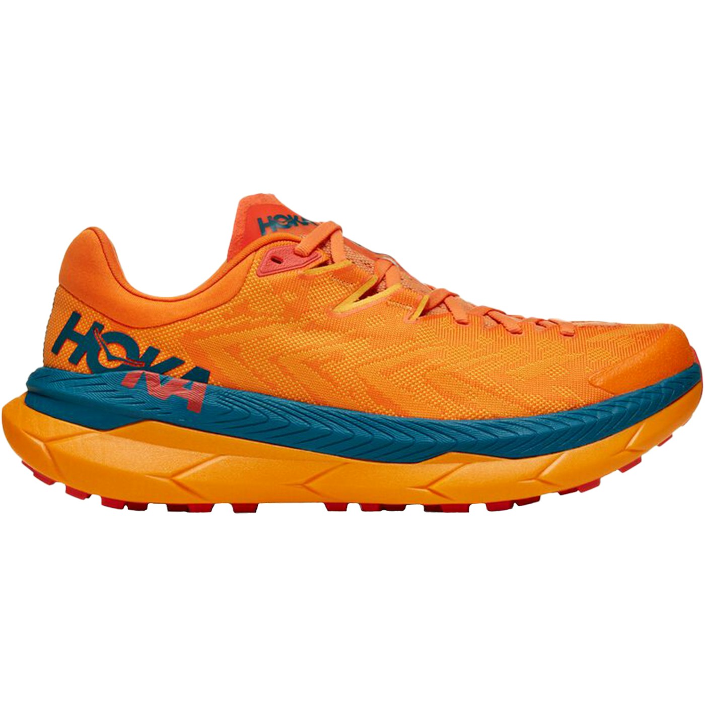 Hoka One One Tecton X Persimmon Orange Blue