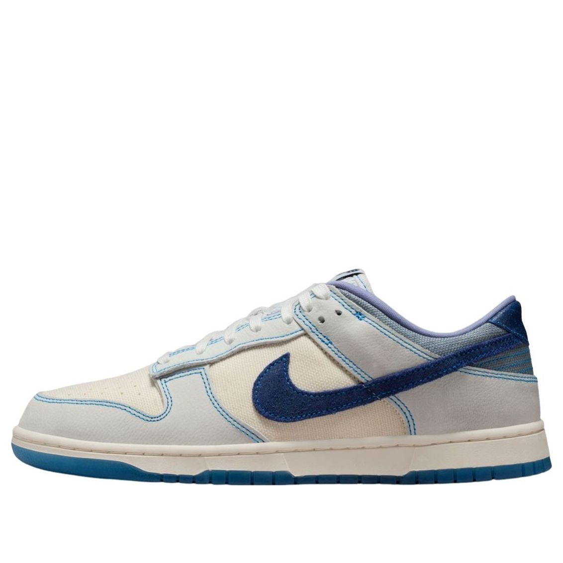 Nike Dunk Low Retro SE White Blue Void 4 Nike Dunk Low Retro SE White Blue Void
