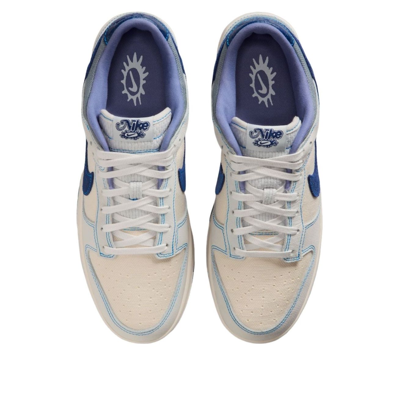Nike Dunk Low Retro SE White Blue Void 6 Nike Dunk Low Retro SE White Blue Void
