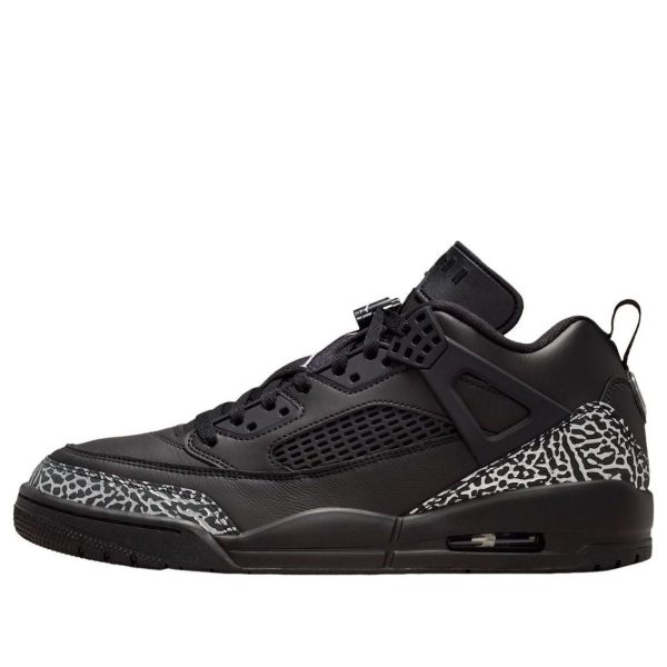 Jordan Spizike Low Black Metallic Silver