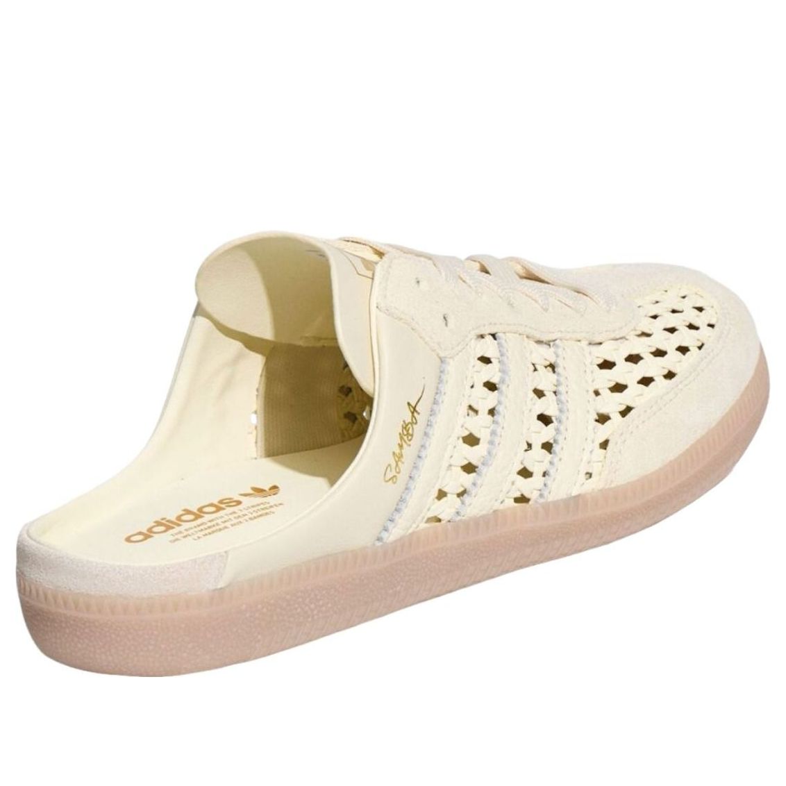 adidas Samba Mule Woven Basketweave Cream White (Womens) 5 adidas Samba Mule Woven Basketweave Cream White (Womens)