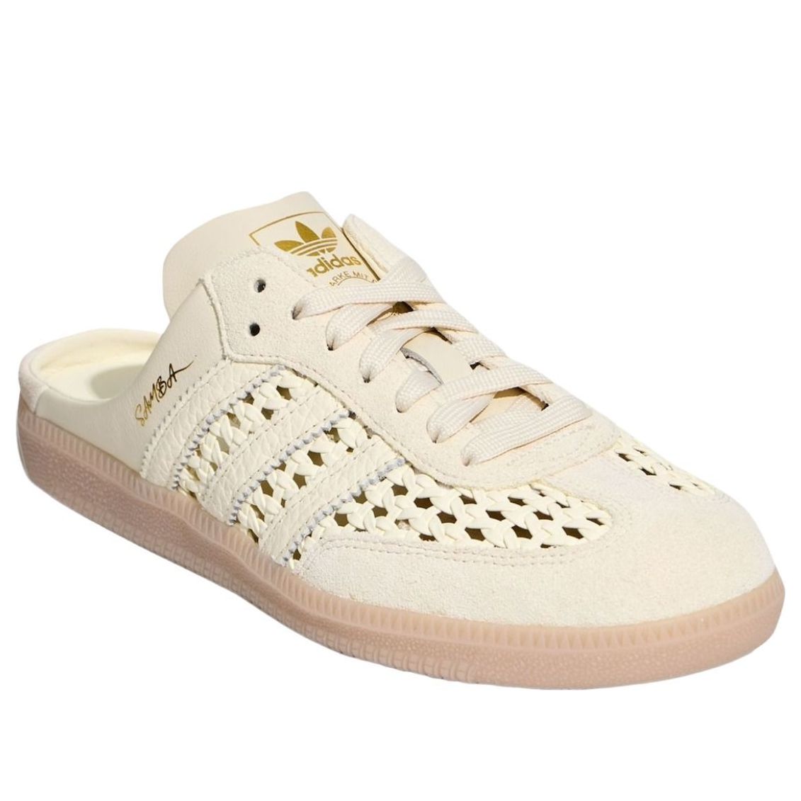 adidas Samba Mule Woven Basketweave Cream White (Womens) 6 adidas Samba Mule Woven Basketweave Cream White (Womens)
