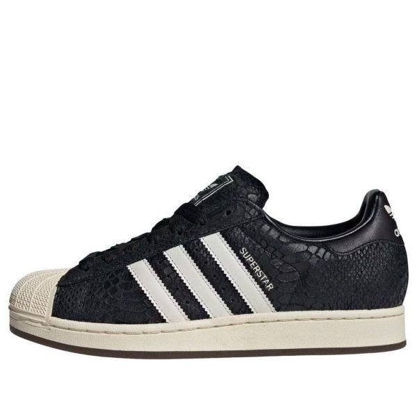 adidas Superstar II Black Croc Cream White