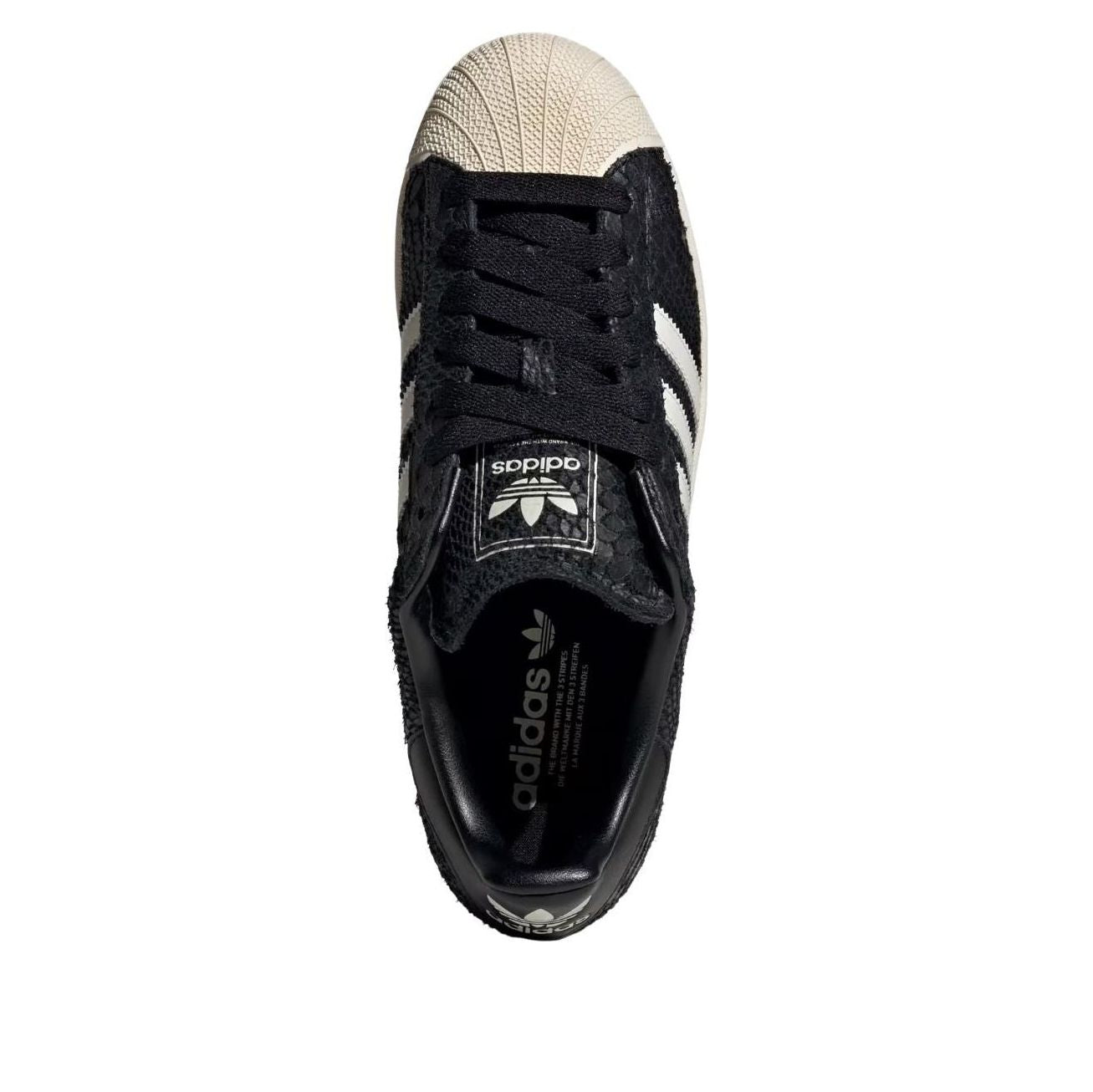 adidas Superstar II Black Croc Cream White 5 adidas Superstar II Black Croc Cream White