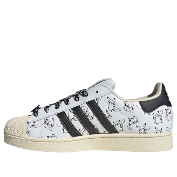 adidas Superstar Pokemon Pikachu White