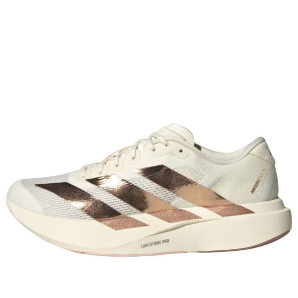 adidas Adizero Evo SL Metallic Stripes Off White Copper (Womens)