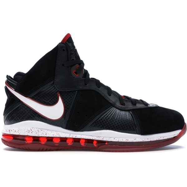 Nike LeBron 8 Black/White/Red