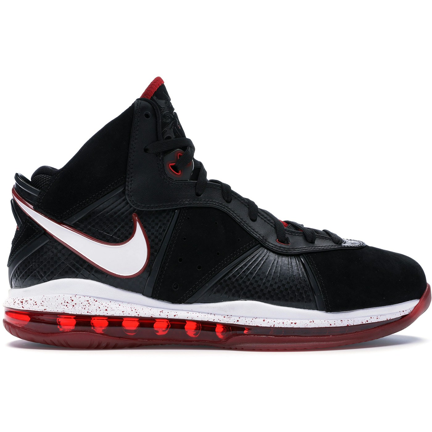 Nike LeBron 8 Black/White/Red