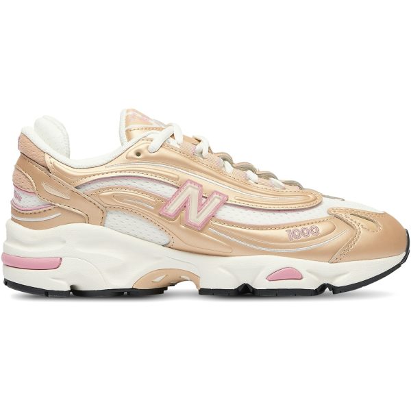 New Balance 1000 White Gold Pink