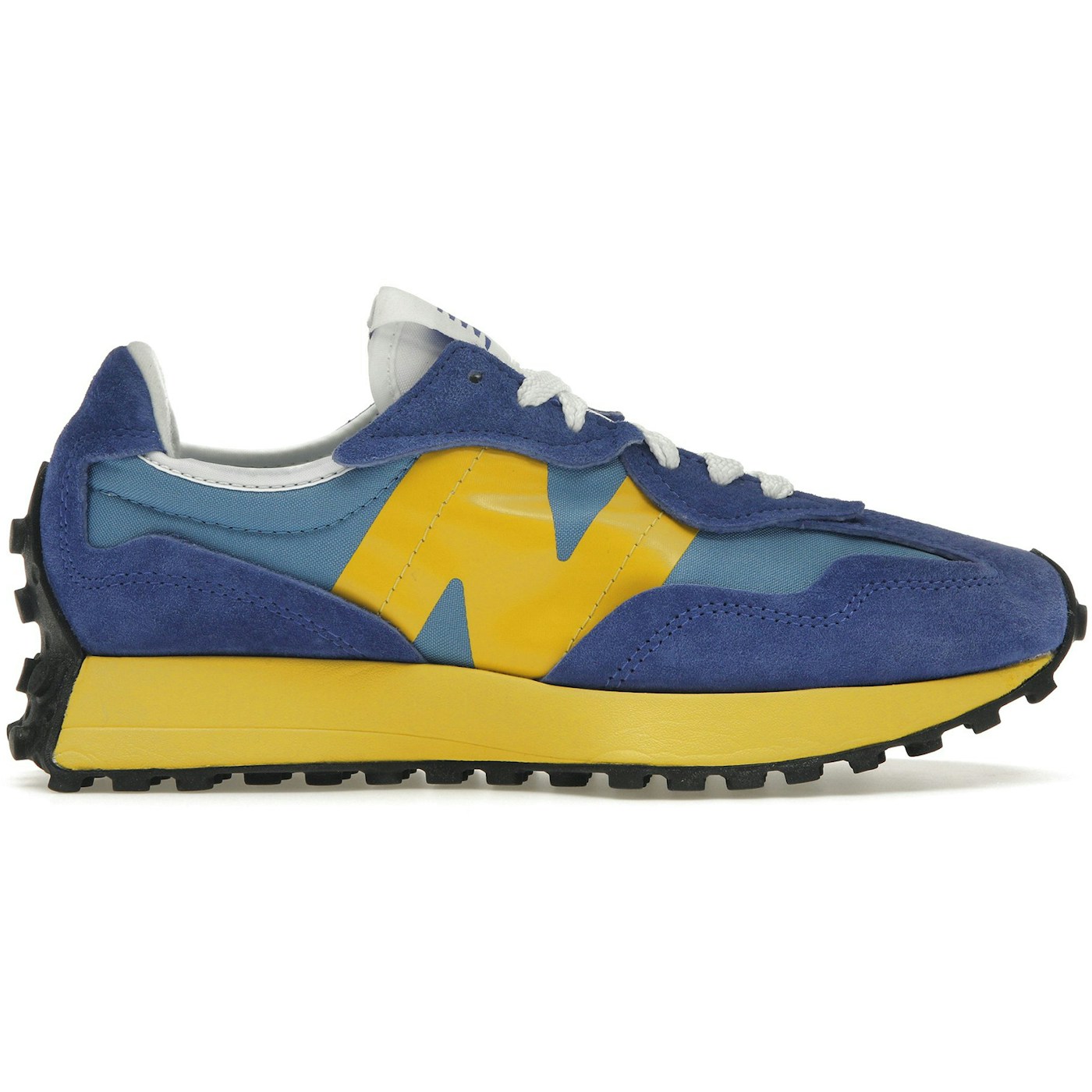 New Balance 327 Warped Essentials Marine Blue Yellow