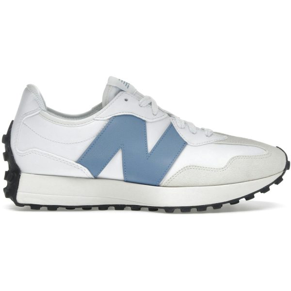 New Balance 327 White Blue Laguna