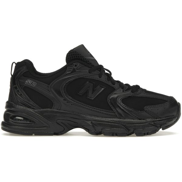 New Balance 530 Triple Black Leather