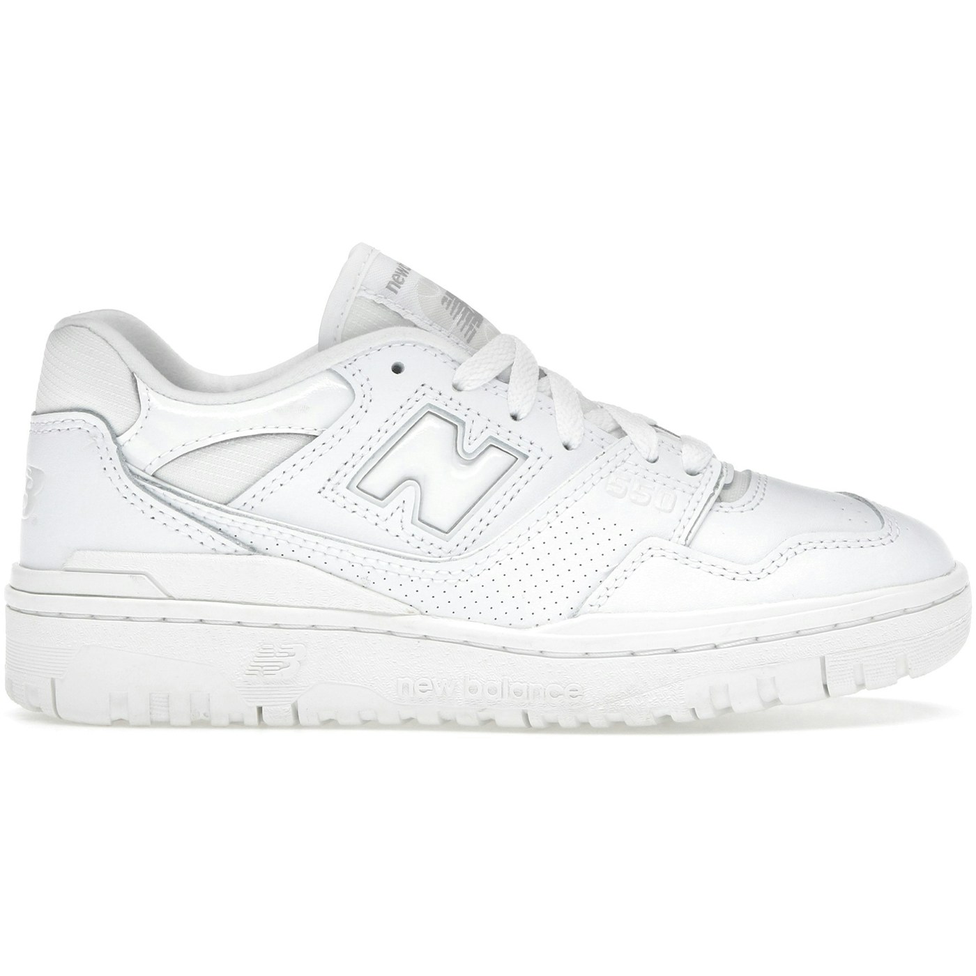 New Balance 550 Triple White Patent (Womens) 3 New Balance 550 Triple White Patent (Womens)