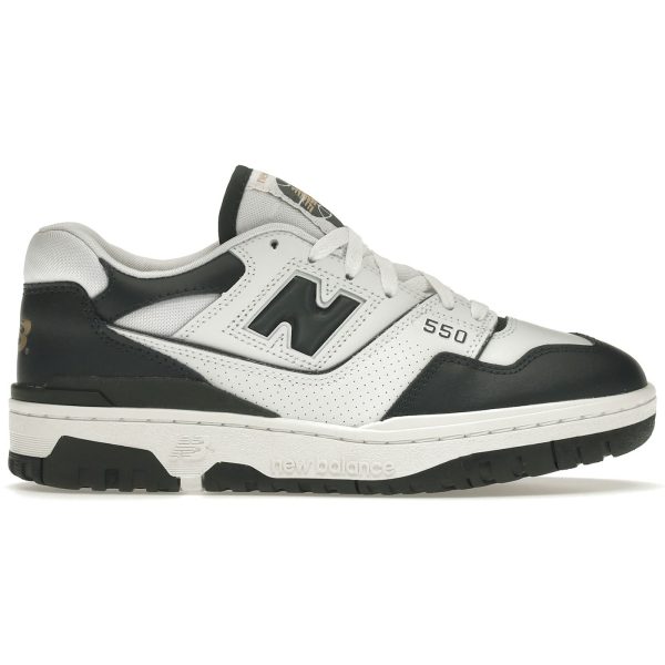 New Balance 550 White Dark Green