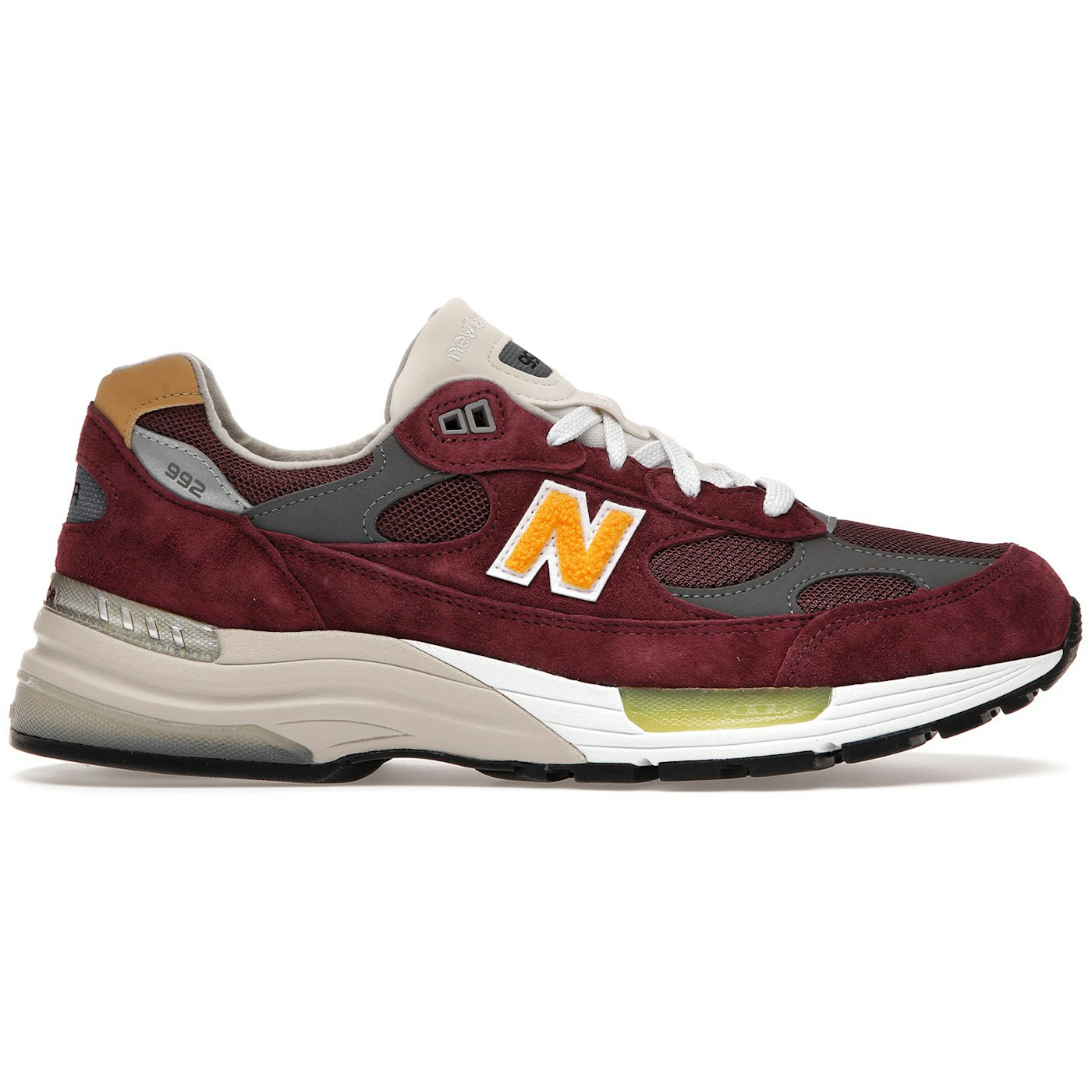New Balance 992 Burgundy Gold 2 New Balance 992 Burgundy Gold