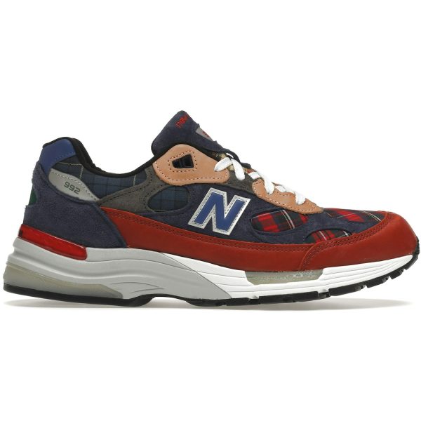 New Balance 992 Plaid Patchwork