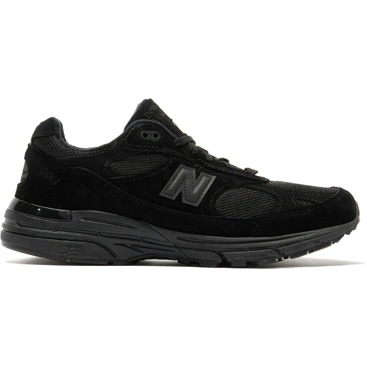 New Balance 993 MiUSA Triple Black Suede