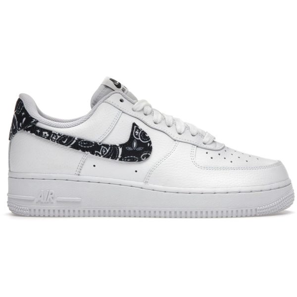 Nike Air Force 1 Low 07 Essential White Black Paisley (Womens)