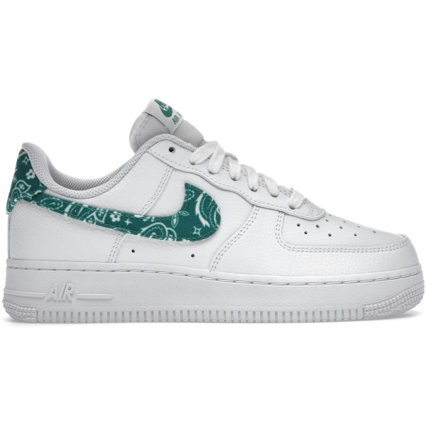 Nike Air Force 1 Low 07 Essential White Green Paisley (Womens)