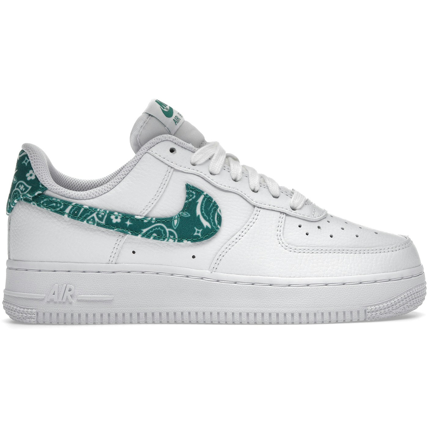 Nike Air Force 1 Low 07 Essential White Green Paisley (Womens) 3 Nike Air Force 1 Low 07 Essential White Green Paisley (Womens)