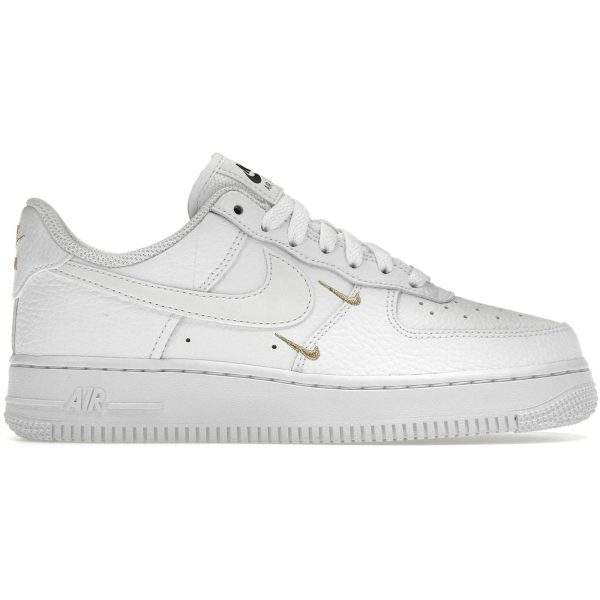 Nike Air Force 1 Low 07 Essential White Metallic Gold (Womens)