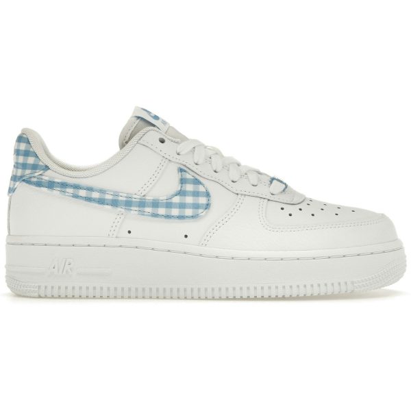 Nike Air Force 1 Low 07 Essential White University Blue Gingham