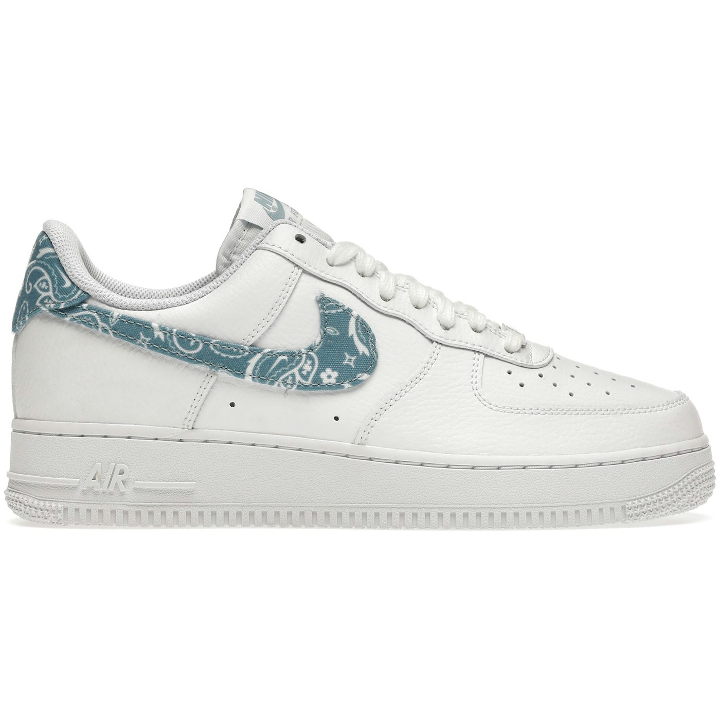 Nike Air Force 1 Low 07 Essential White Worn Blue Paisley (Womens)