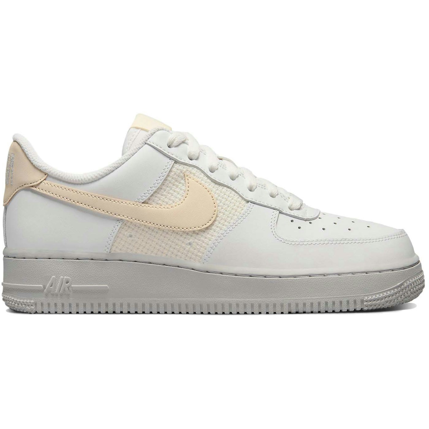 Nike Air Force 1 Low Essential Cross Stitch Summit White Fossil (Womens) 3 Nike Air Force 1 Low Essential Cross Stitch Summit White Fossil (Womens)