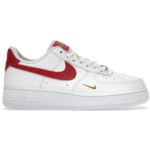 Nike Air Force 1 Low Essential Gym Red Mini Swoosh (Womens)