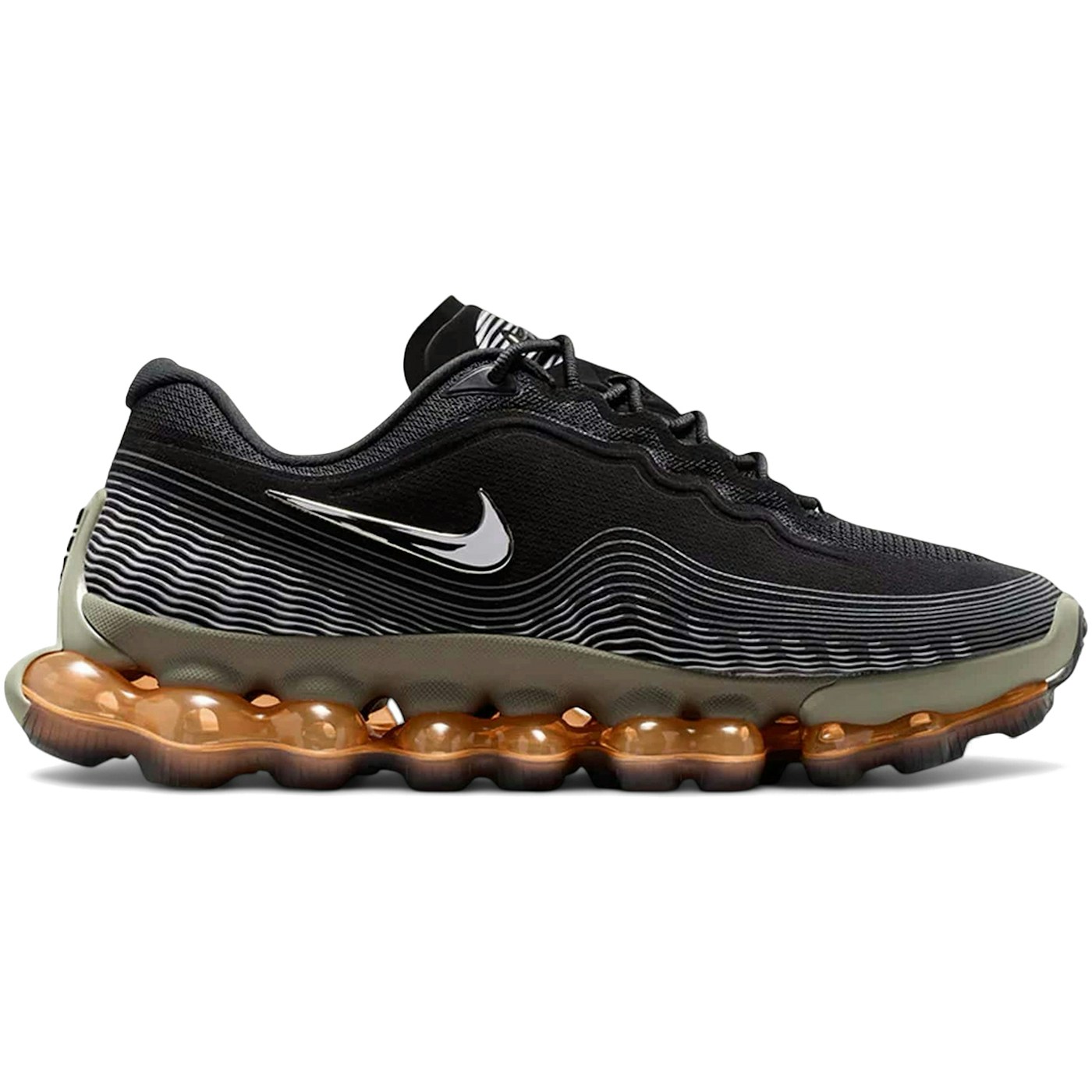 Nike Air Liquid Max Black Metallic Silver Light Army