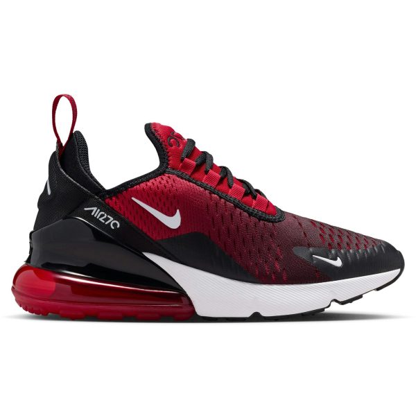 Nike Air Max 270 Gym Red Black White (GS)