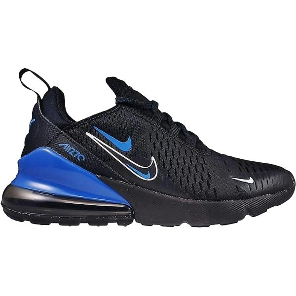 Nike Air Max 270 Multi-Swoosh Black Dark Marina Blue (GS)