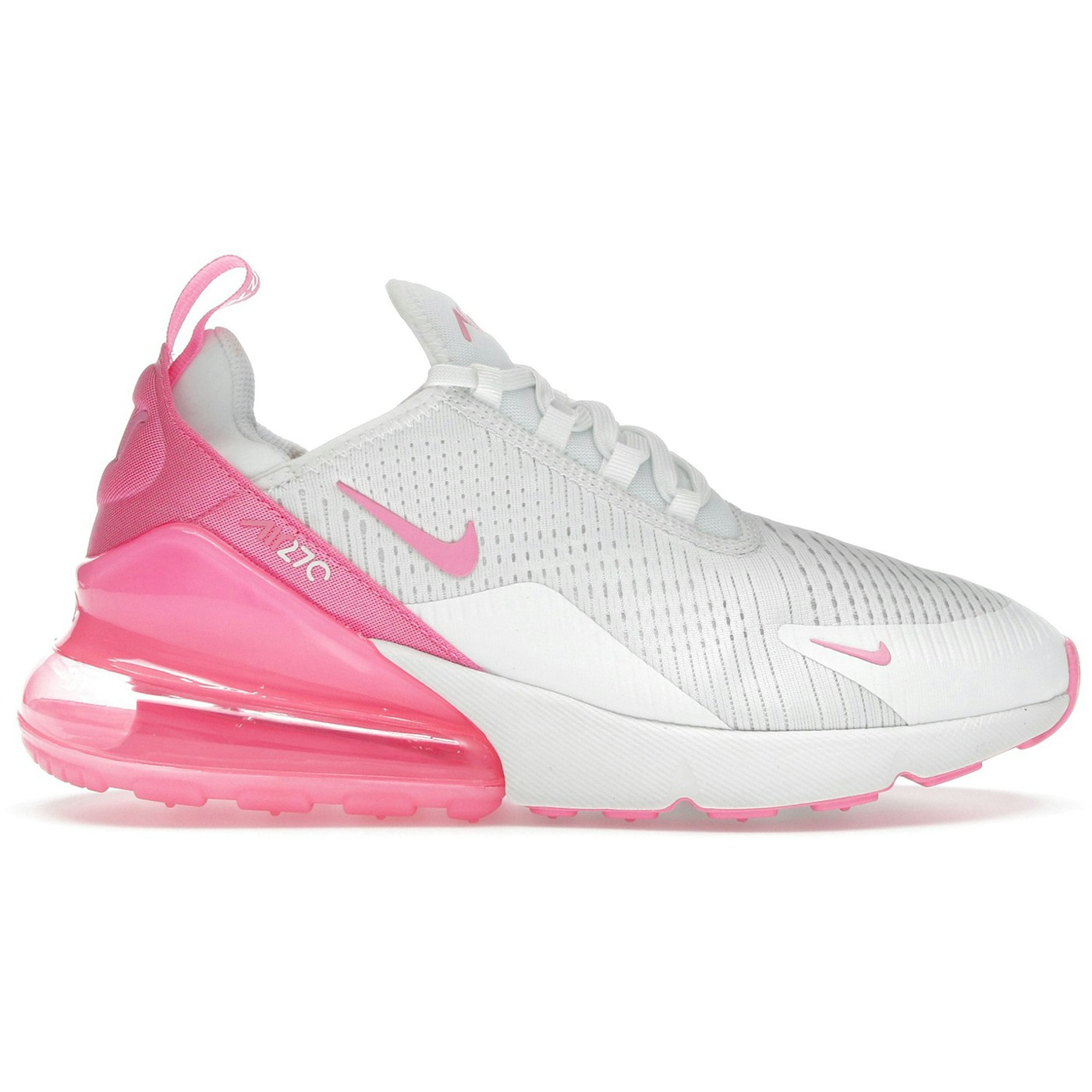 Nike Air Max 270 Summit White Pink Spell (Womens) 3 Nike Air Max 270 Summit White Pink Spell (Womens)