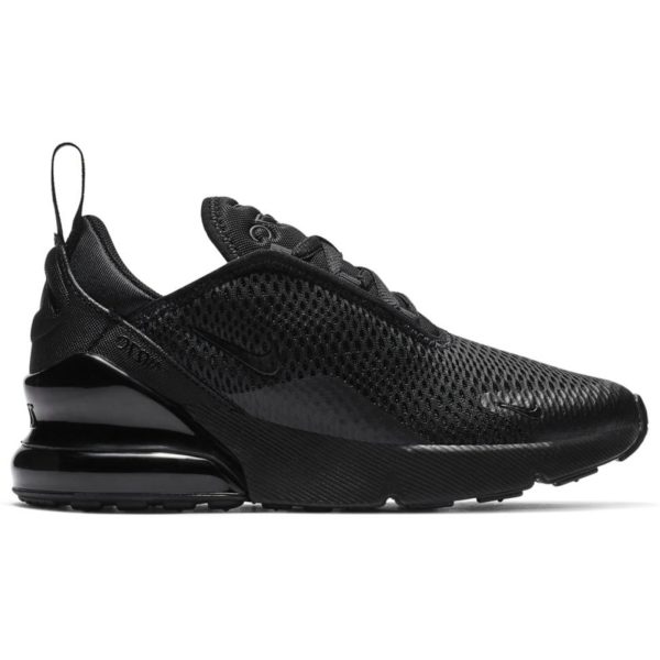 Nike Air Max 270 Triple Black (PS)
