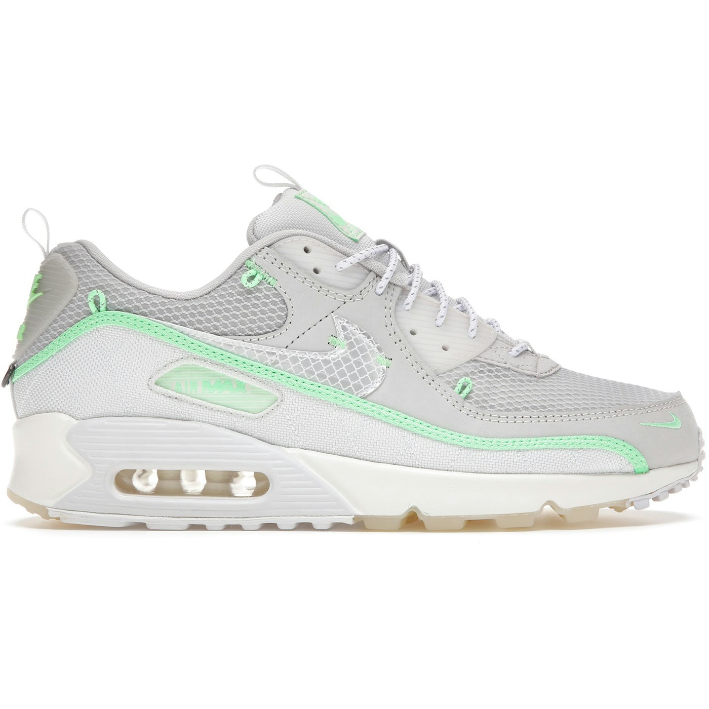 Nike Air Max 90 Sail Neon Green 3 Nike Air Max 90 Sail Neon Green