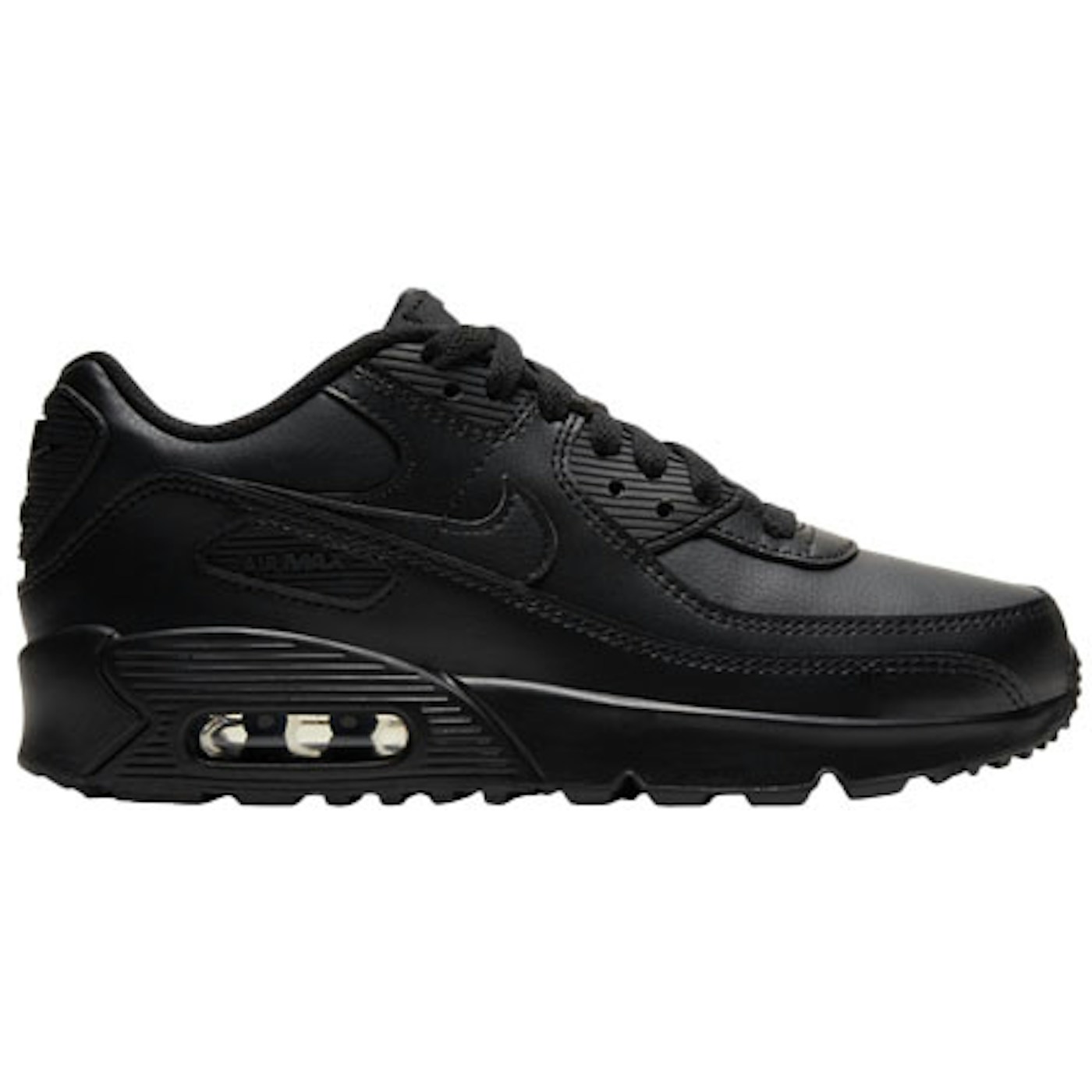 Nike Air Max 90 Triple Black (2024) (GS) 3 Nike Air Max 90 Triple Black (2024) (GS)