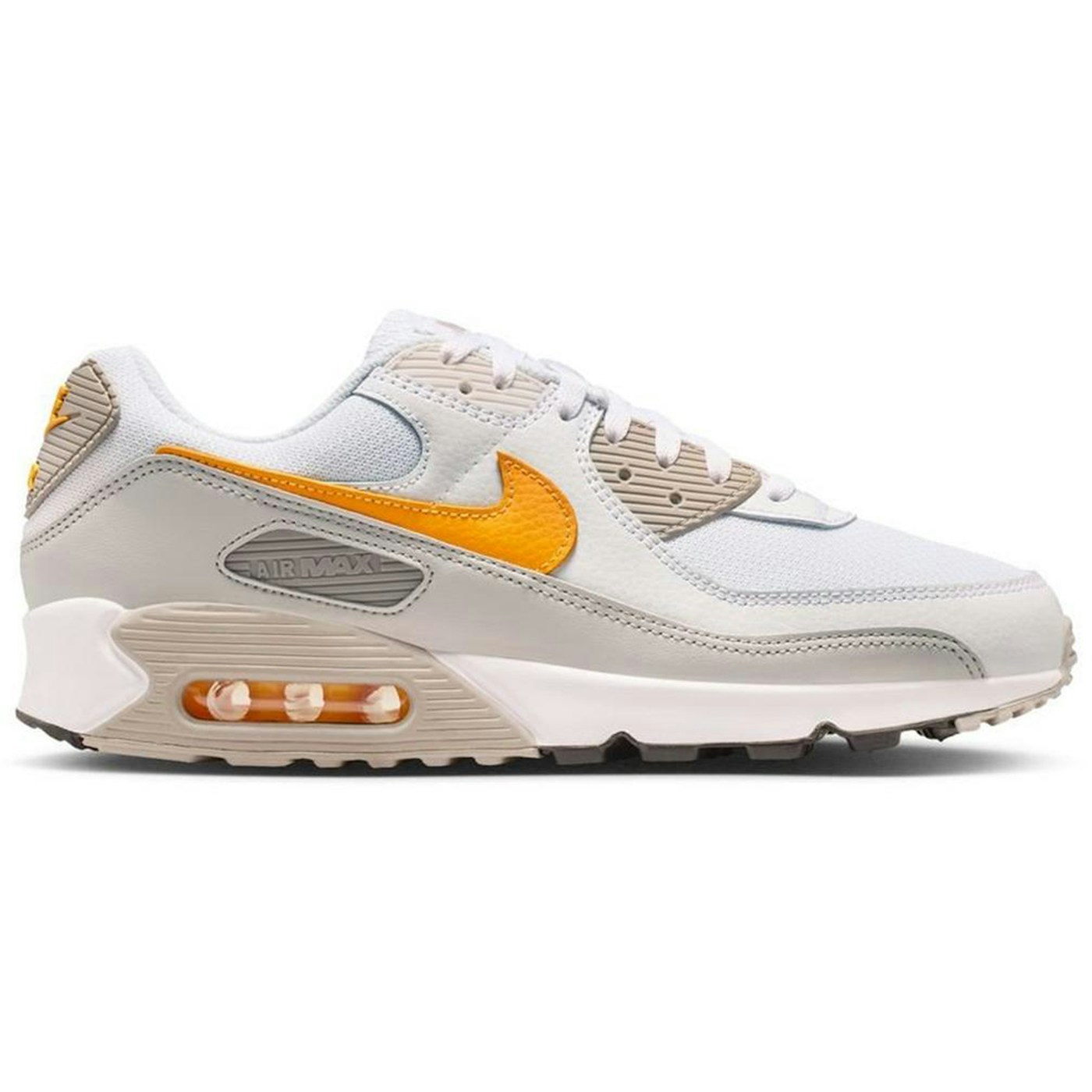 Nike Air Max 90 White College Grey Laser Orange