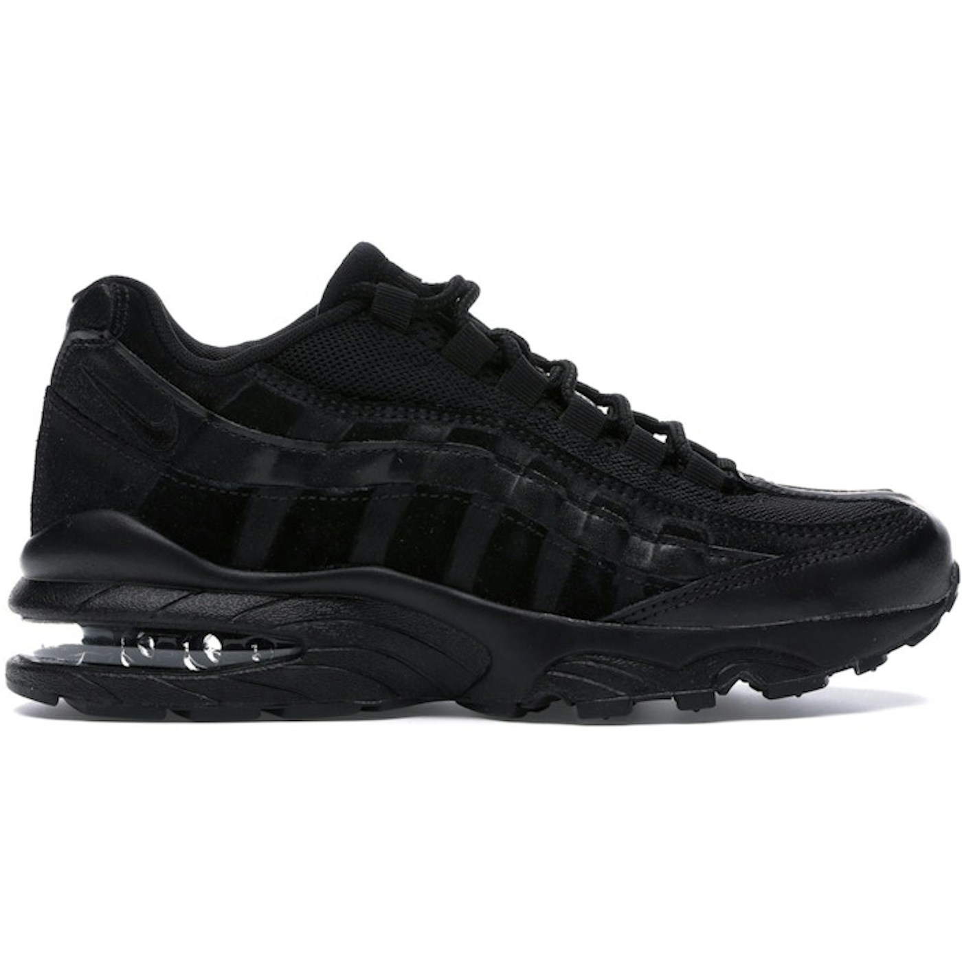 Nike Air Max 95 Black Suede (GS) 3 Nike Air Max 95 Black Suede (GS)