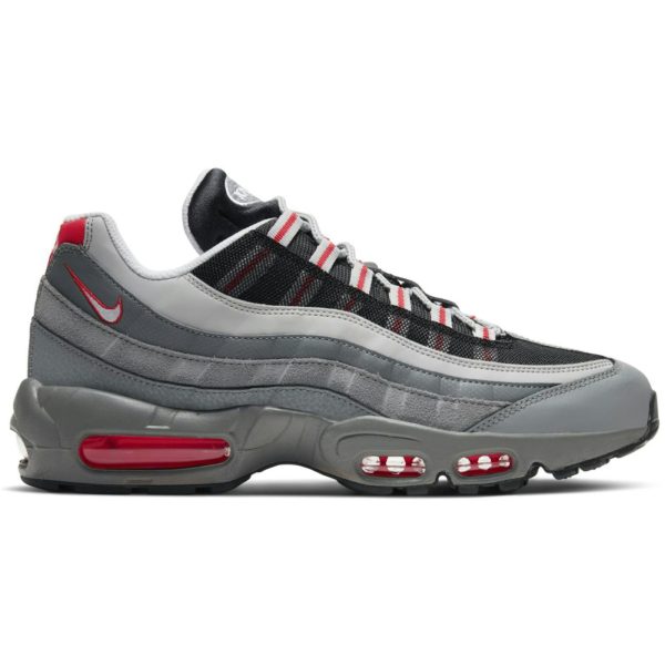 Nike Air Max 95 Essential Particle Grey Track Red