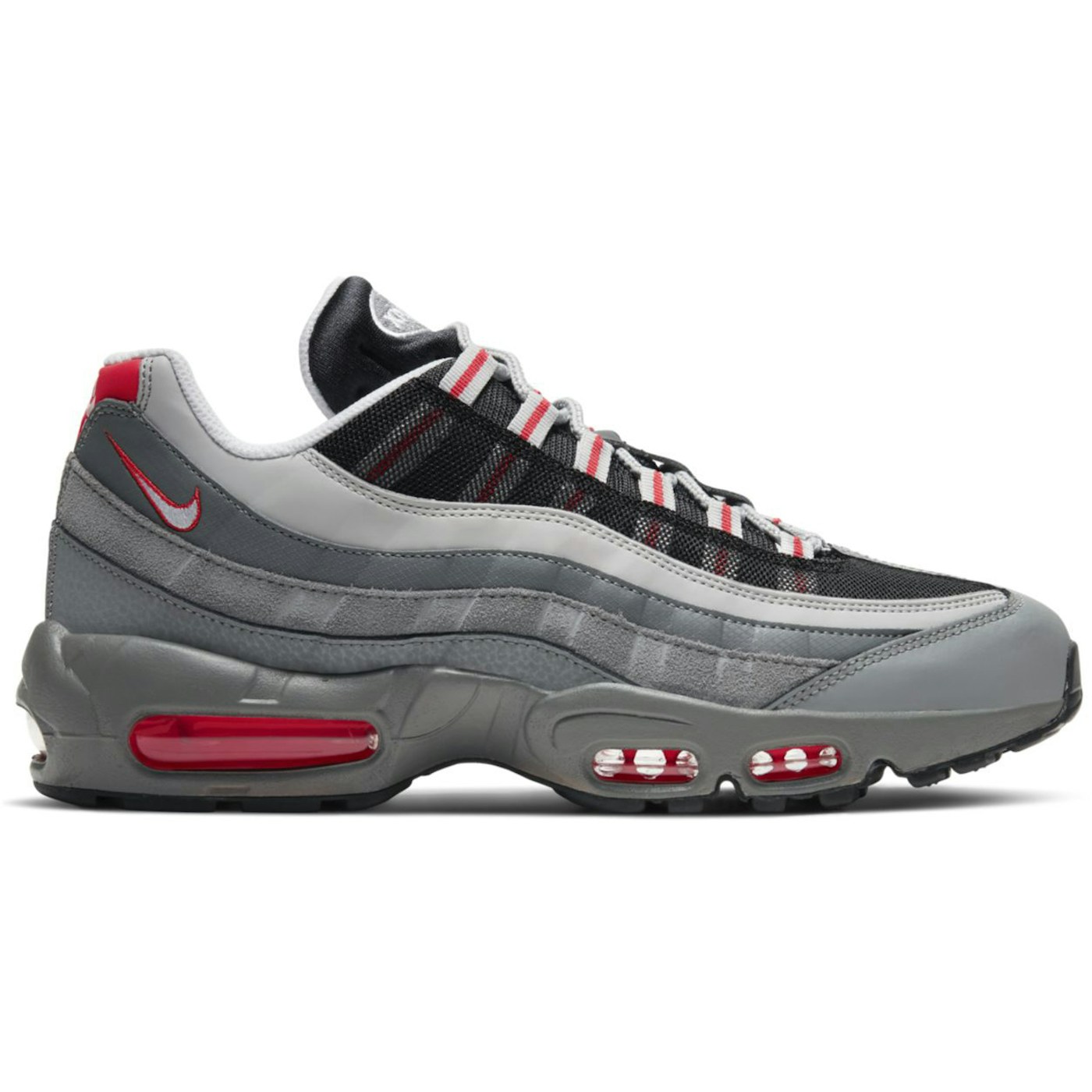 Nike Air Max 95 Essential Particle Grey Track Red