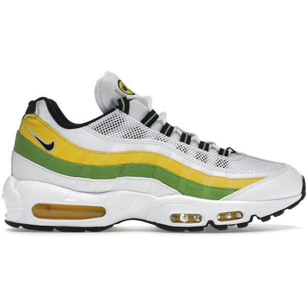 Nike Air Max 95 Essential White Green Apple Tour Yellow