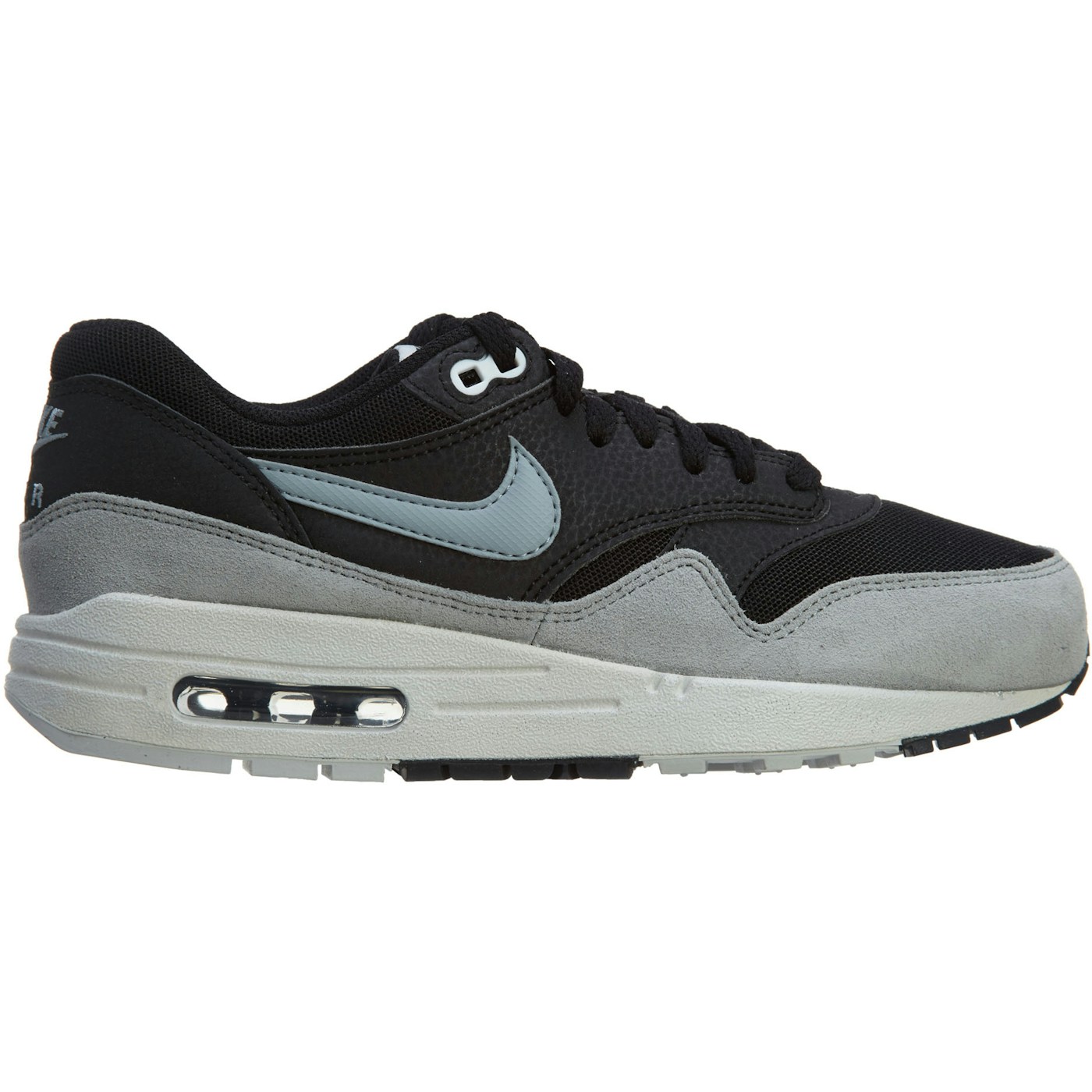 Nike Air Max1 Essential Black Dove Grey-Pure Platinum (Womens) 3 Nike Air Max1 Essential Black Dove Grey-Pure Platinum (Womens)