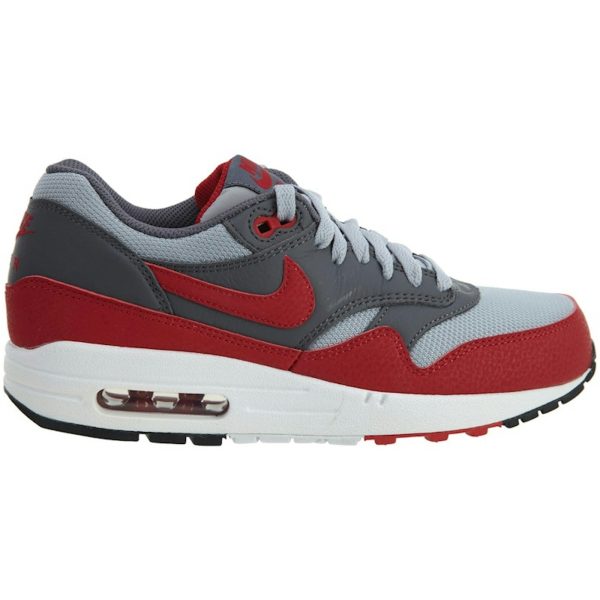 Nike Air Max1 Essential Wolf Grey/Gym Red-Dark Grey