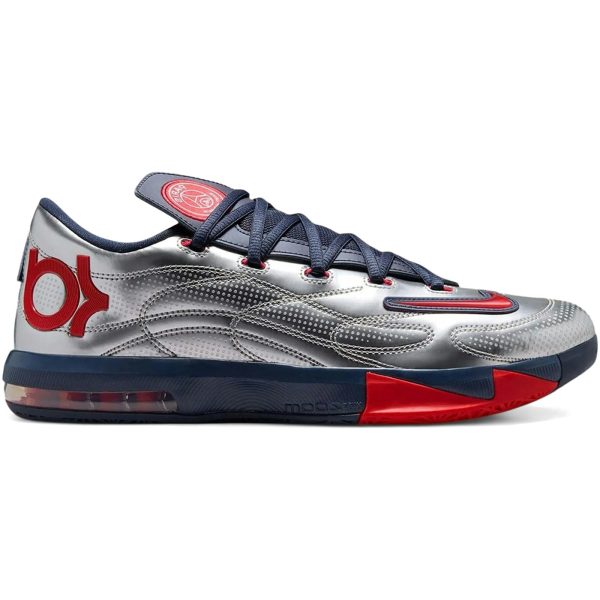 Nike KD 6 PSG Paris Saint-Germain Metallic Silver Navy