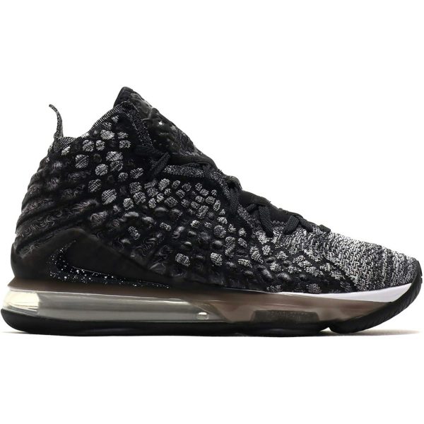 Nike LeBron 17 Black White (GS)