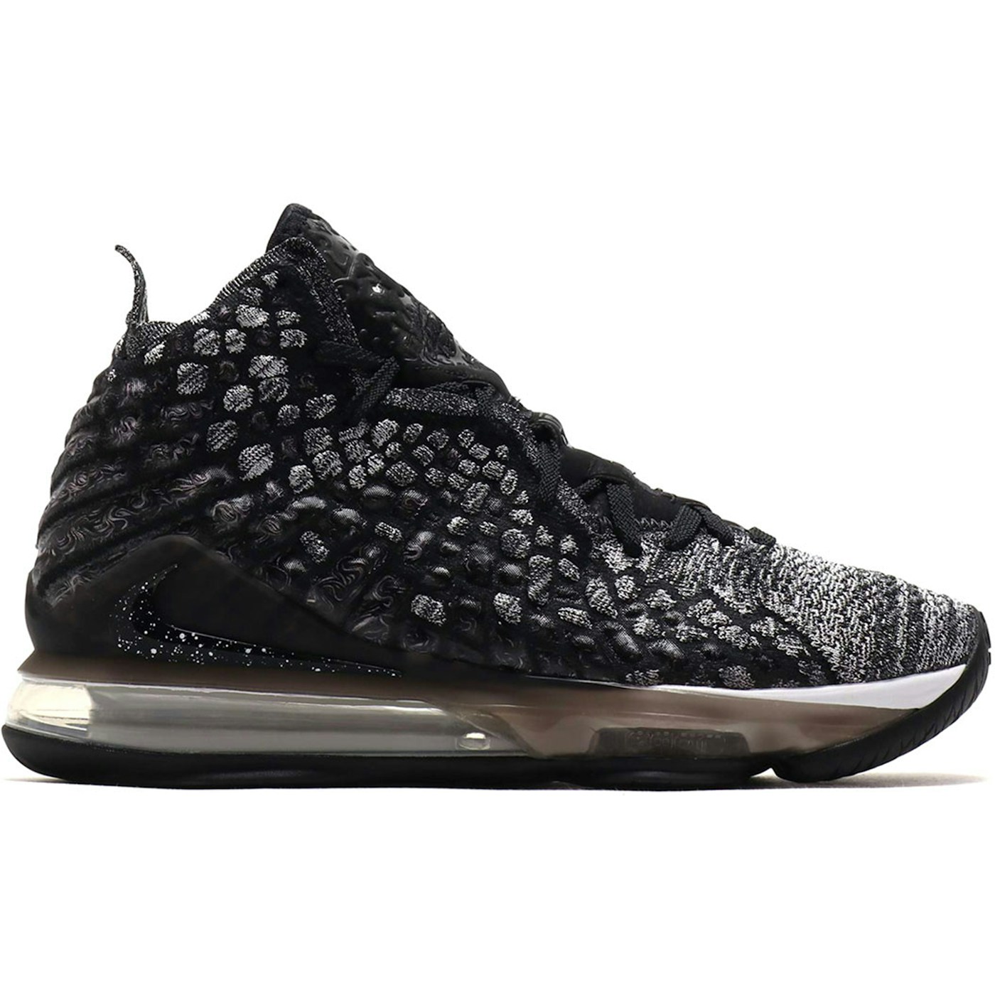 Nike LeBron 17 Black White (GS)