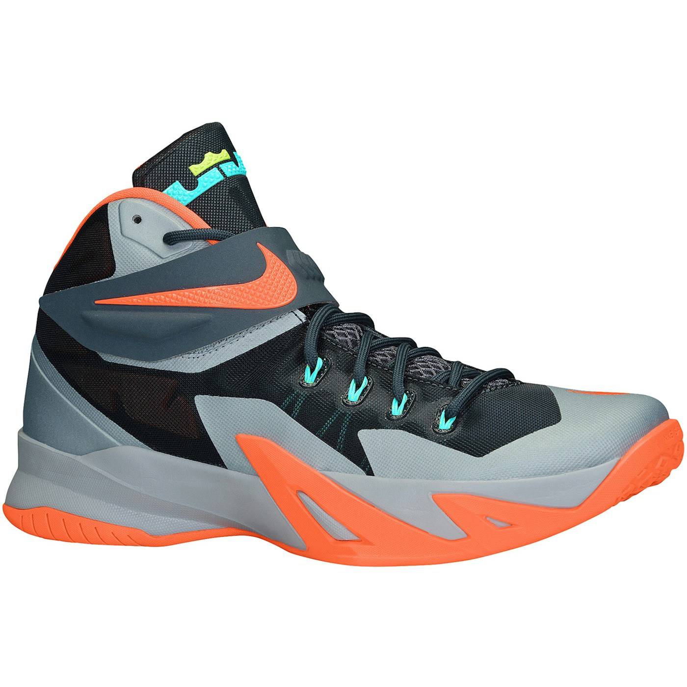 Nike LeBron Zoom Soldier 8 Dark Magnet Turquoise Crimson